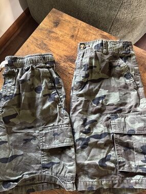 2 Pairs, Old Navy Kids Camo Cargo Shorts